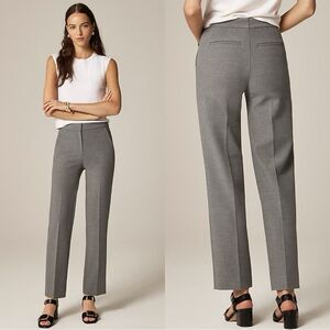 NWT J CREW Kate straight-leg pant in four-season stretch in Hthr Smoked Graphite